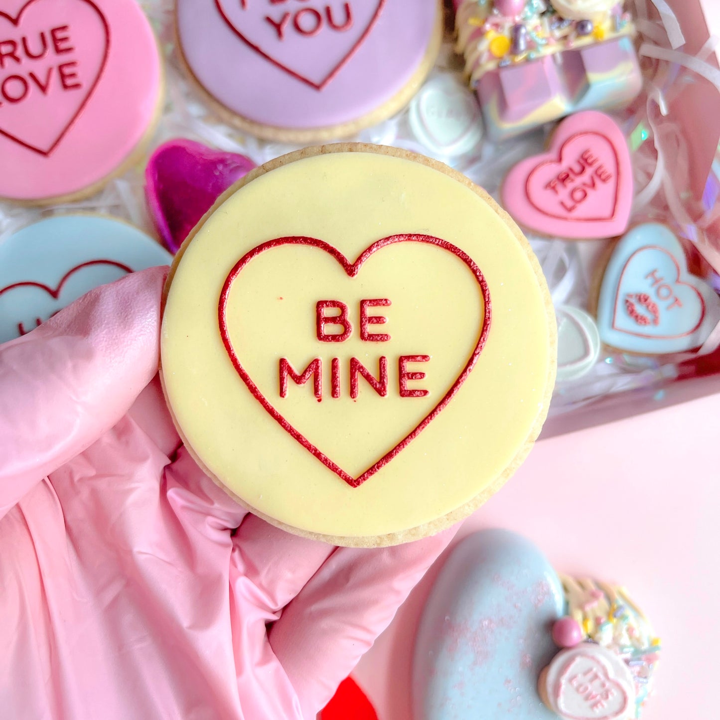 LOVE HEARTS - RAISED EMBOSSERS