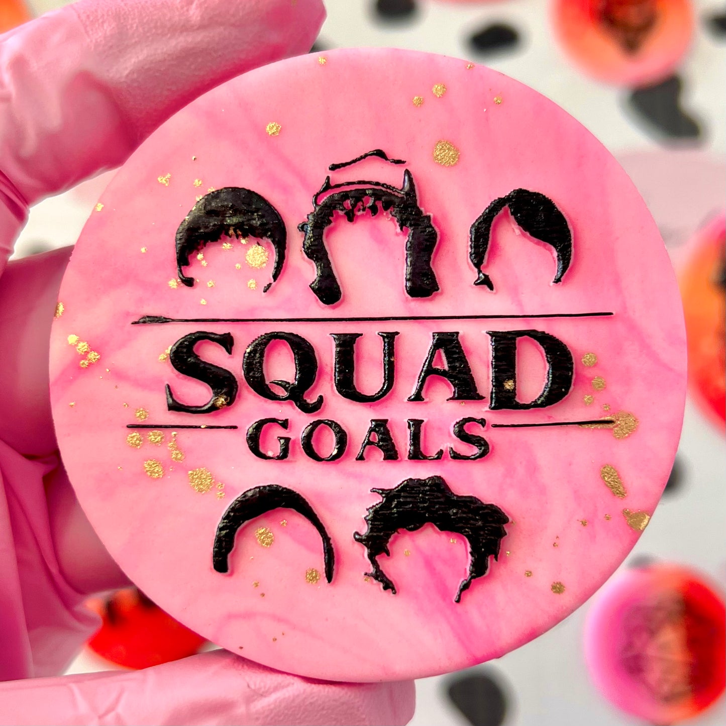SQUAD GOALS - RAISED EMBOSSER