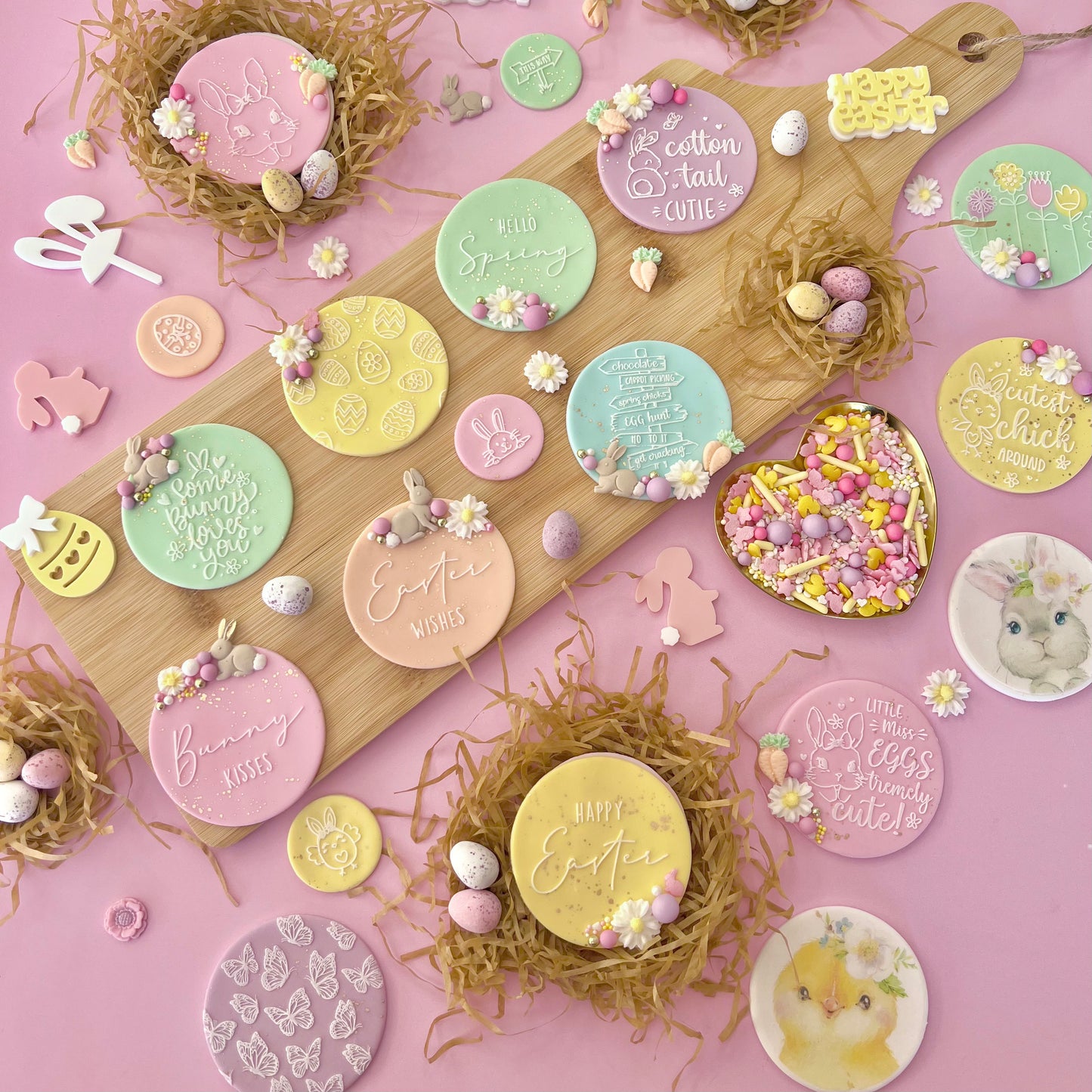 EASTER WISHES - RAISED EMBOSSER