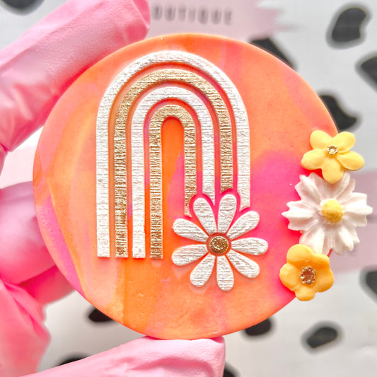 RAINBOW DAISY - RAISED EMBOSSER