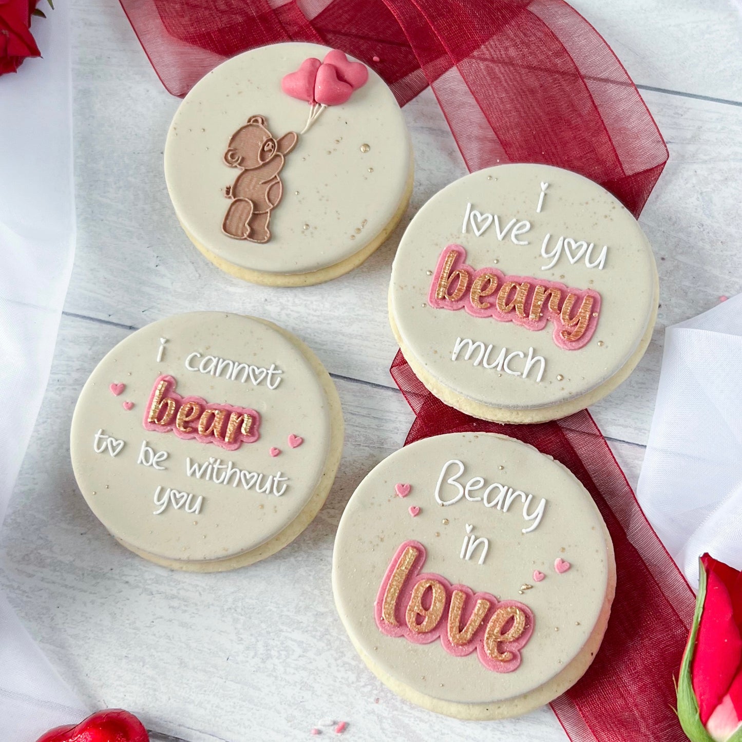 I LOVE YOU BEARY MUCH - DOUBLE POP - RAISED EMBOSSER