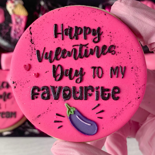 HAPPY VALENTINES DAY TO MY FAVOURITE - RAISED EMBOSSER