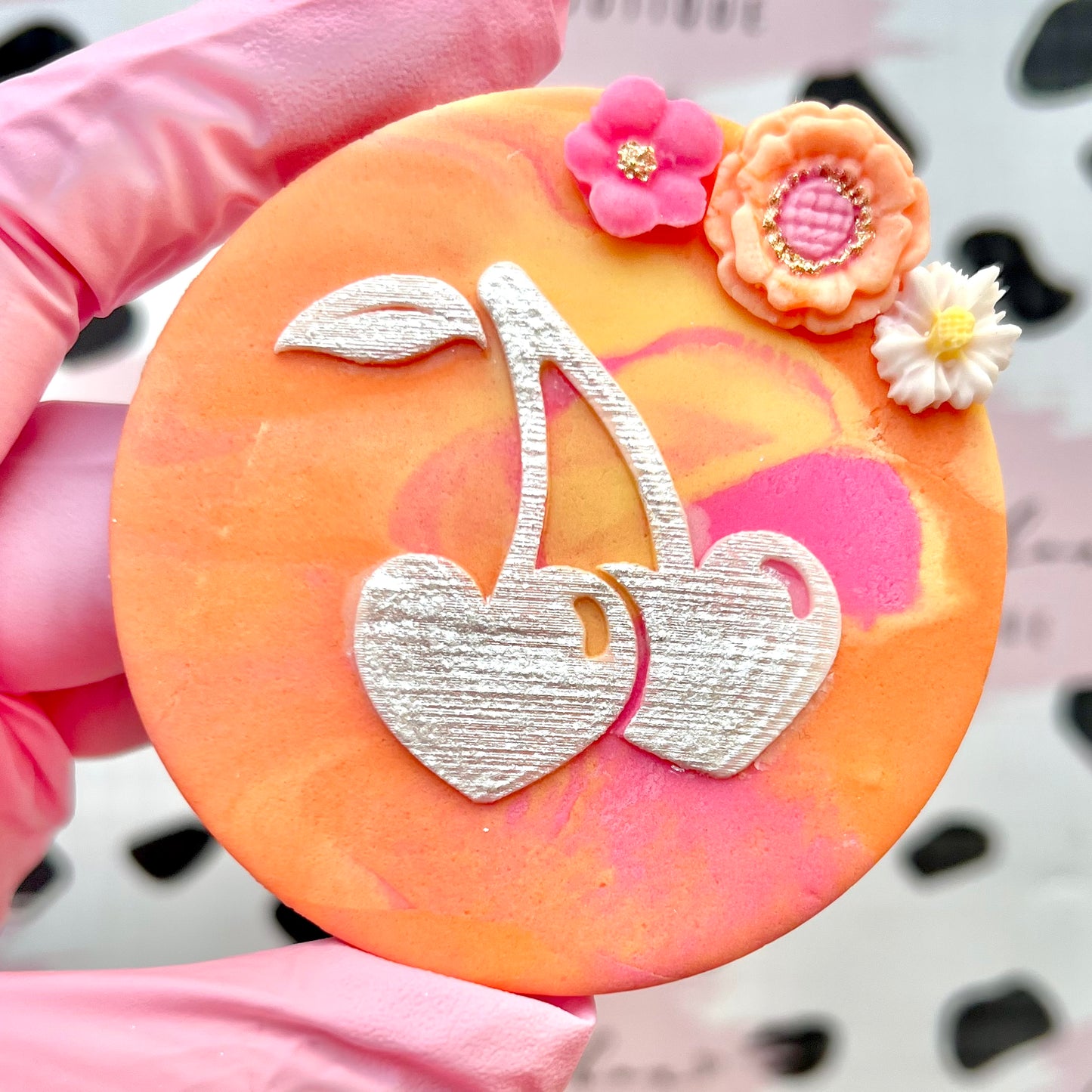 HEART CHERRIES - RAISED EMBOSSER