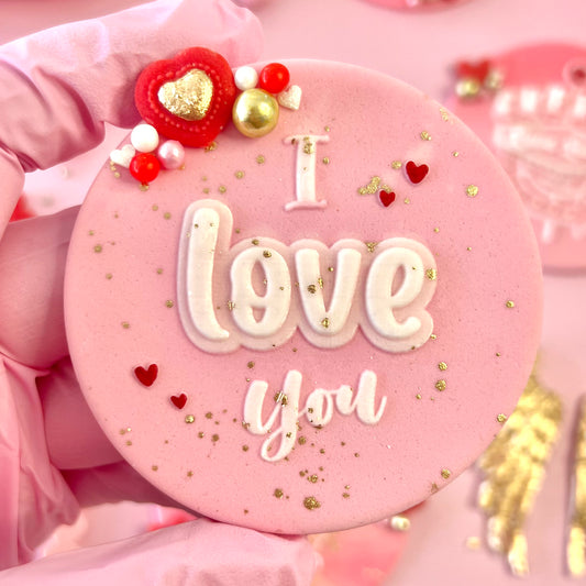 I LOVE YOU - DOUBLE POP - RAISED EMBOSSER