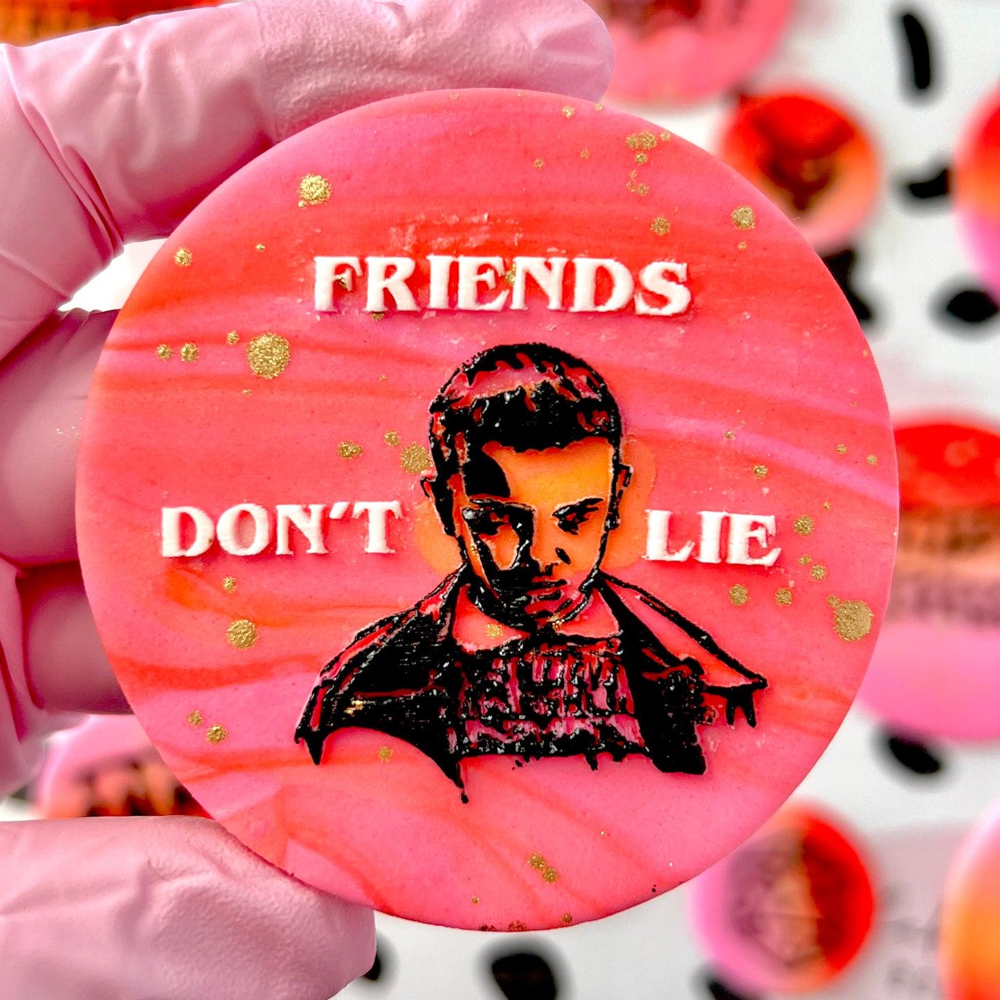 FRIENDS DON’T LIE - RAISED EMBOSSER