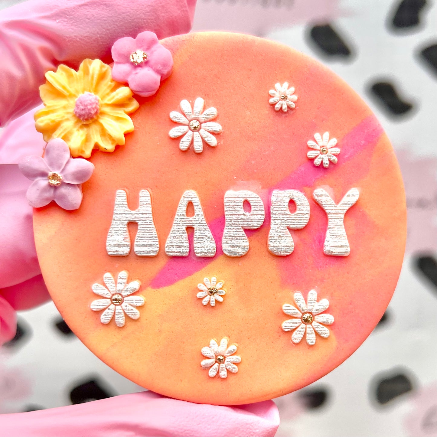 HAPPY - RAISED EMBOSSER