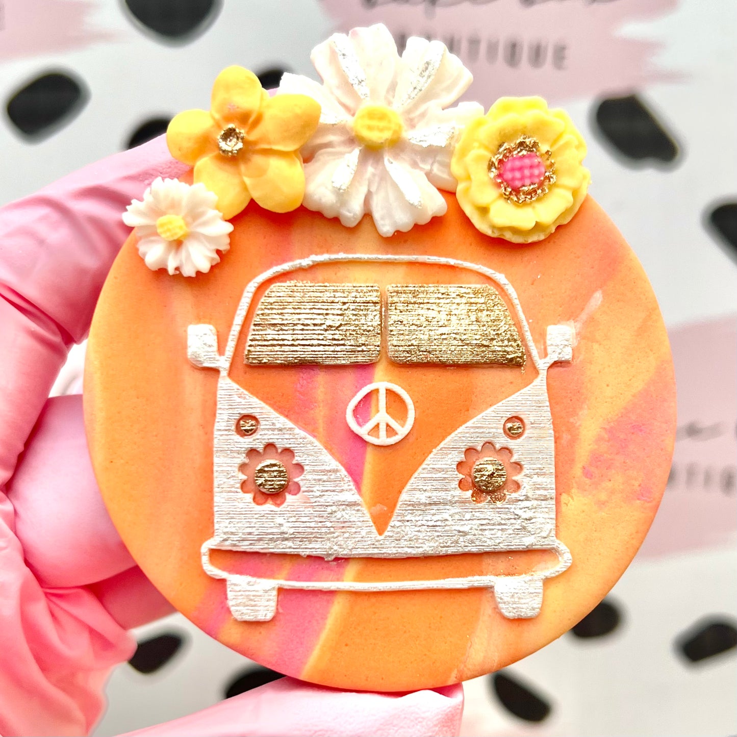 RETRO CAMPER VAN - RAISED EMBOSSER