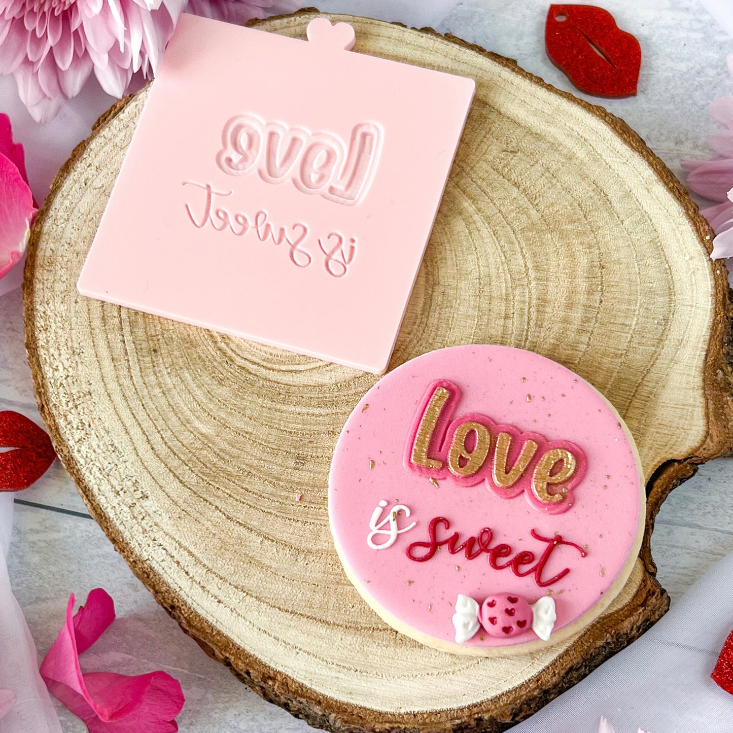 LOVE IS SWEET - DOUBLE POP - RAISED EMBOSSER