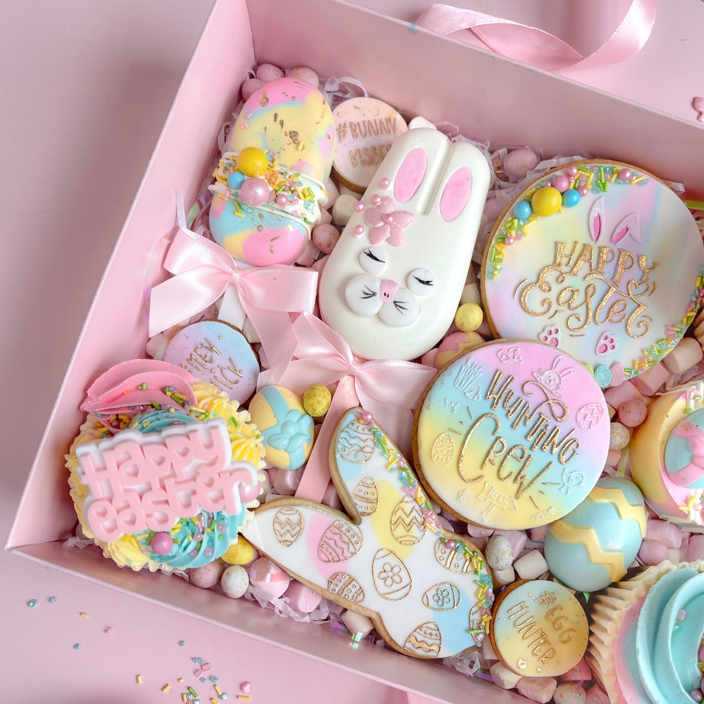 HAPPY EASTER CHARM TOPPERS