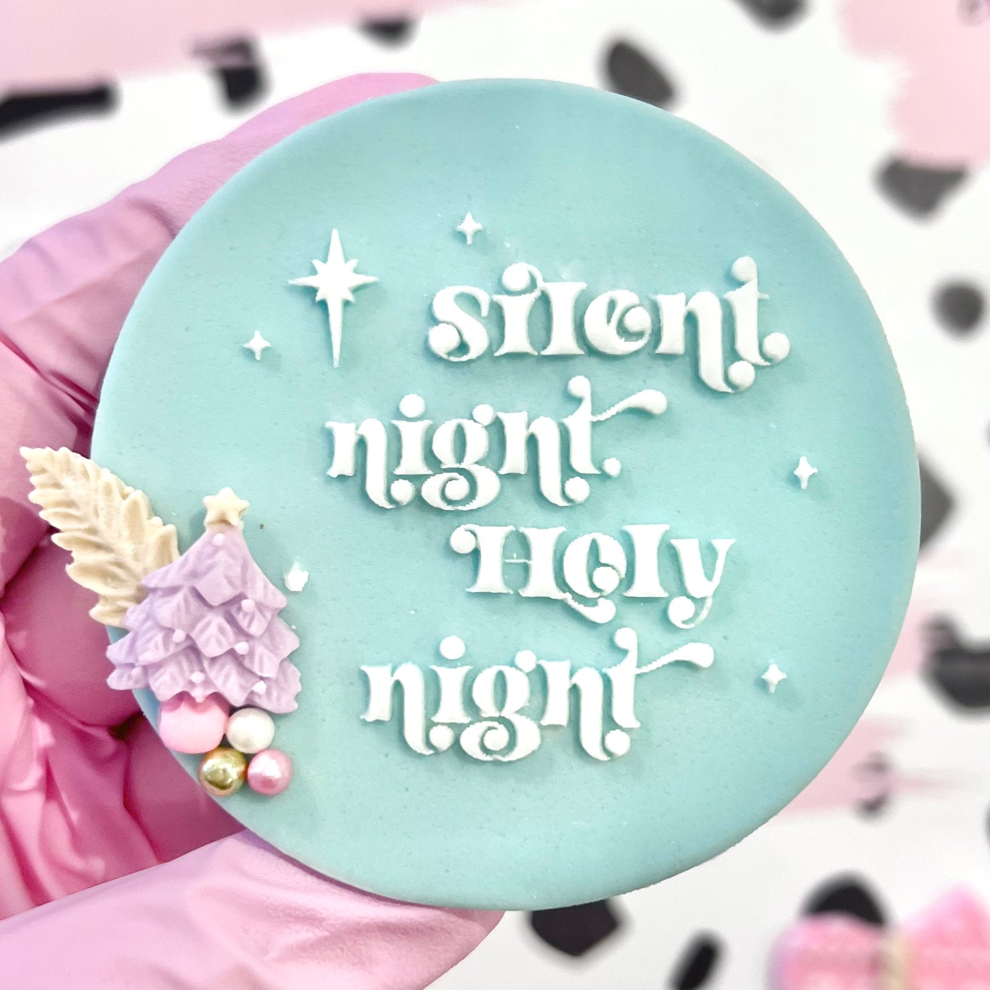 SILENT NIGHT HOLY NIGHT - RAISED EMBOSSER