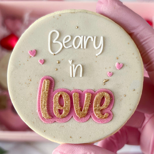BEARY IN LOVE - DOUBLE POP - RAISED EMBOSSER