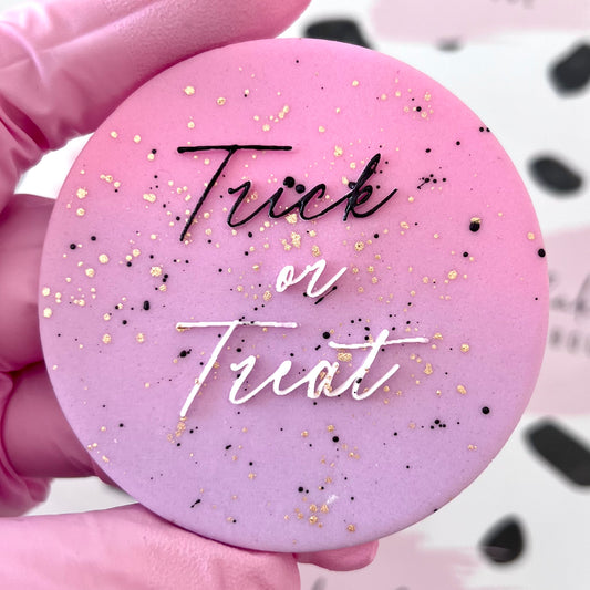 TRICK OR TREAT SCRIPT - RAISED EMBOSSER