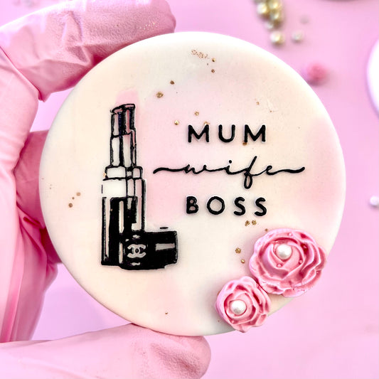 MUM WIFE BOSS - RAISED EMBOSSER