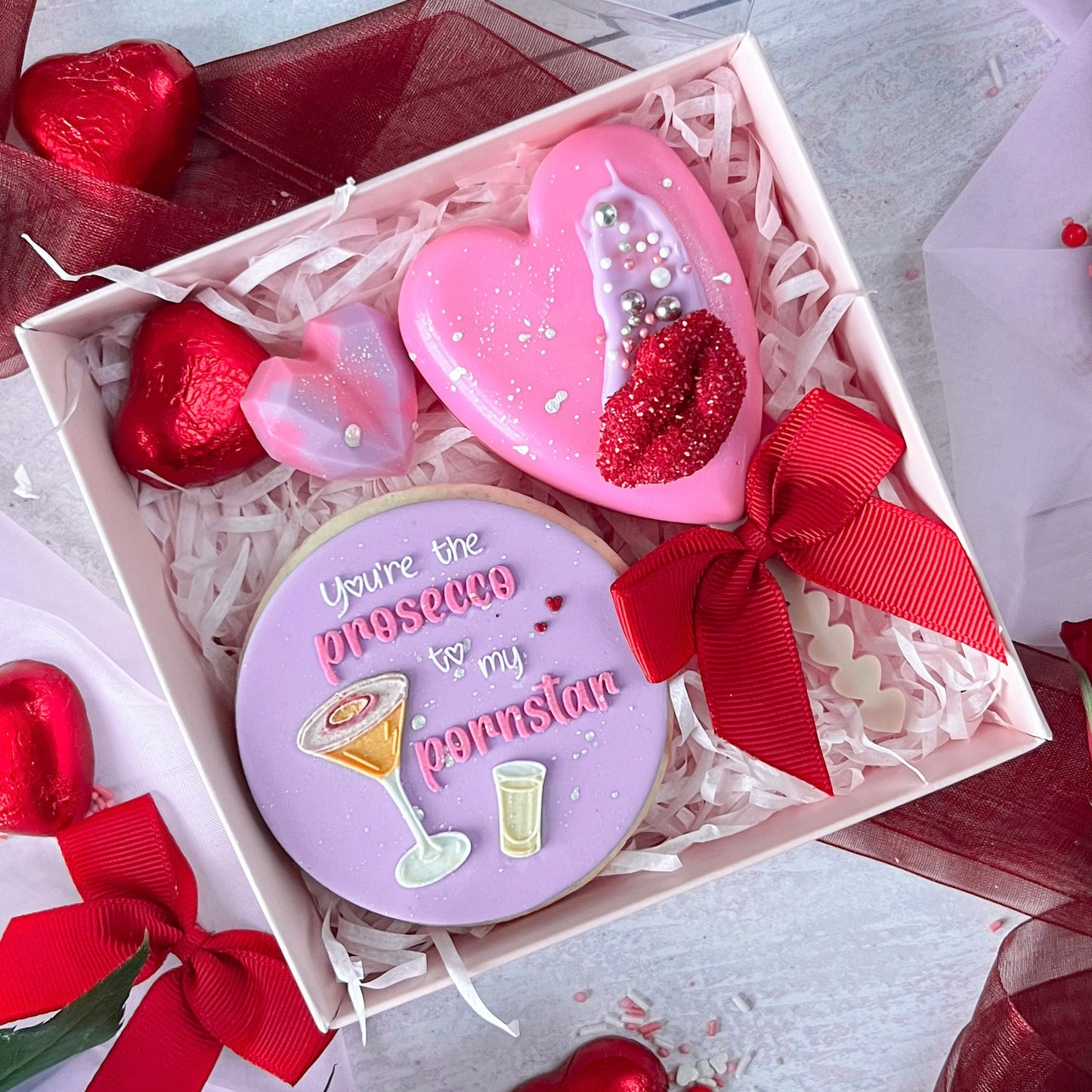 PROSECCO TO MY PORNSTAR - DOUBLE POP - RAISED EMBOSSER