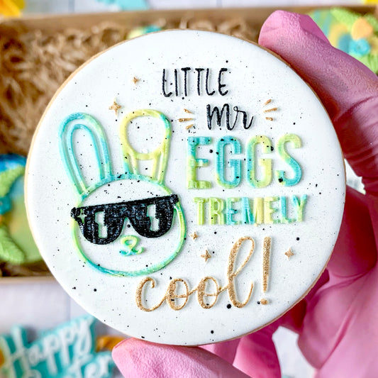 LITTLE MR EGGSTREMELY COOL - RAISED EMBOSSER