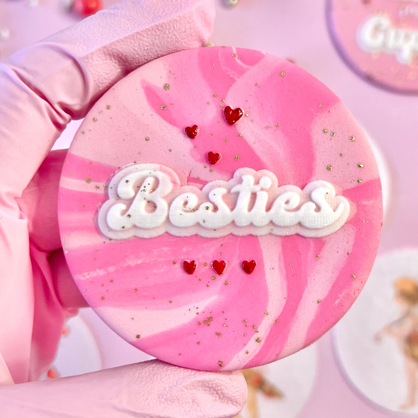 BESTIES - DOUBLE POP - RAISED EMBOSSER