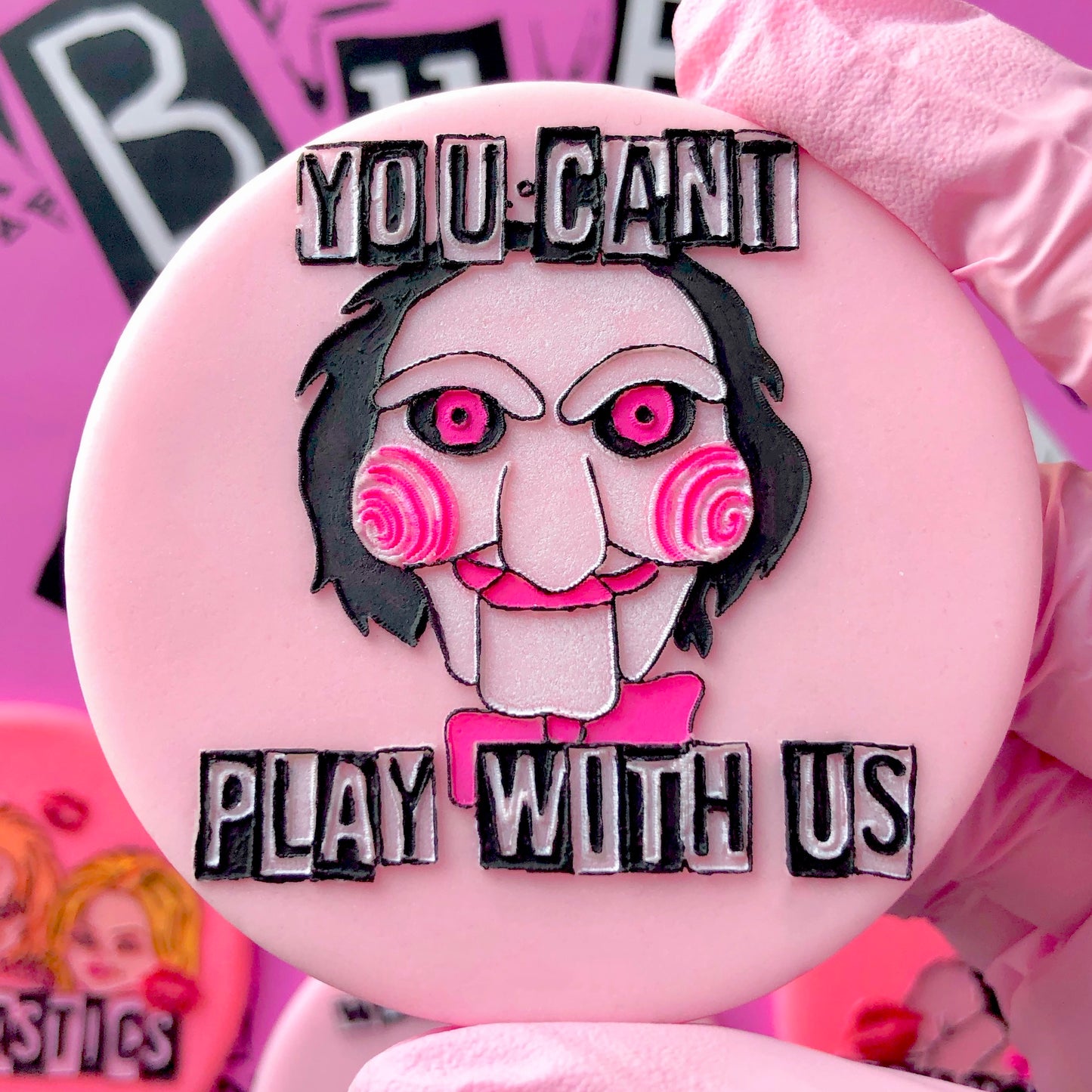 YOU CANT PLAY WITH US - RAISED EMBOSSER