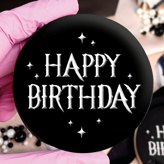 HAPPY BIRTHDAY - RAISED EMBOSSER