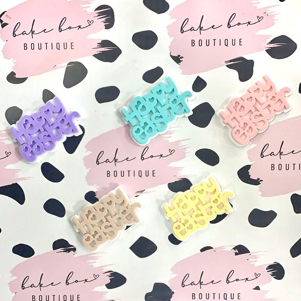 HAPPY EASTER CHARM TOPPERS