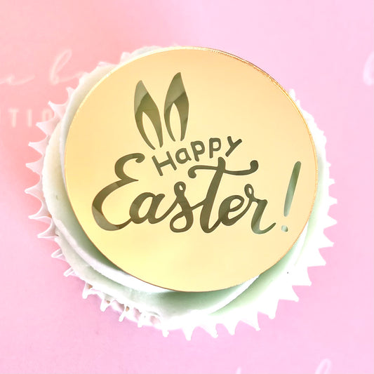HAPPY EASTER - METALLIC CHARMS - PACK OF 5