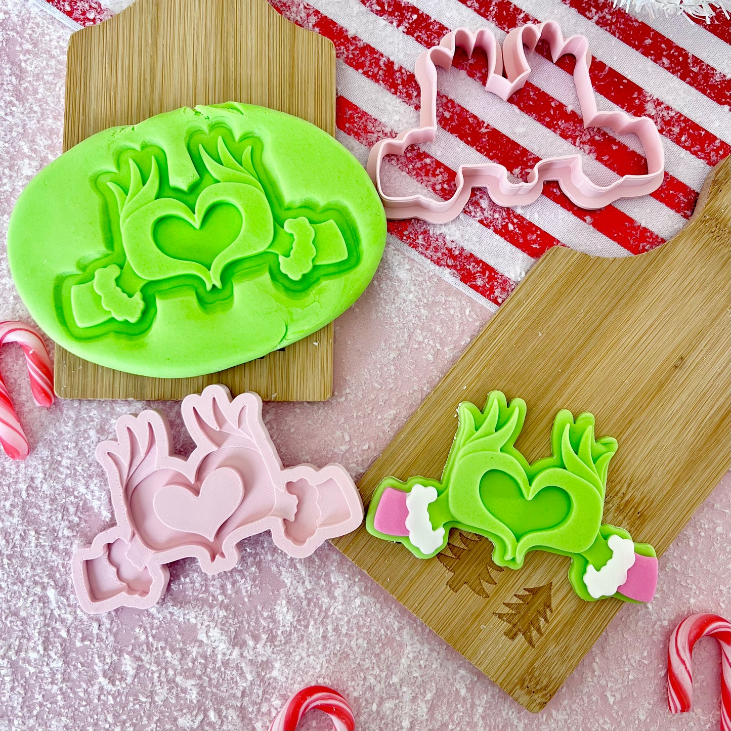 GRINCH HEART HANDS - MULTI POP EMBOSSER AND CUTTER