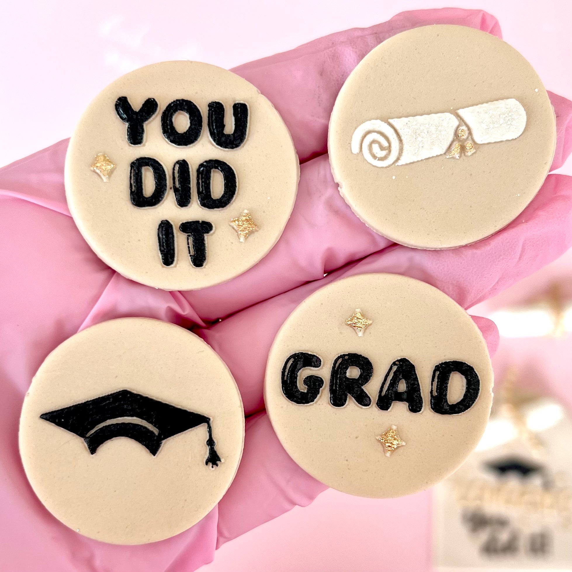 GRADUATION 4-IN-1 - RAISED EMBOSSER – Bake Box Boutique
