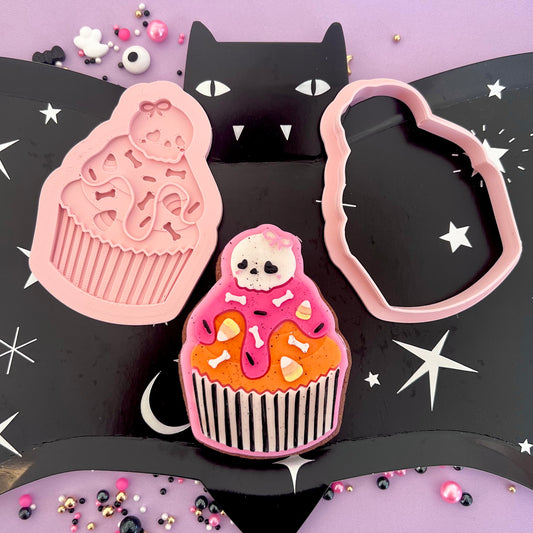 SPOOKY CUPCAKE - MULTI POP EMBOSSER AND CUTTER