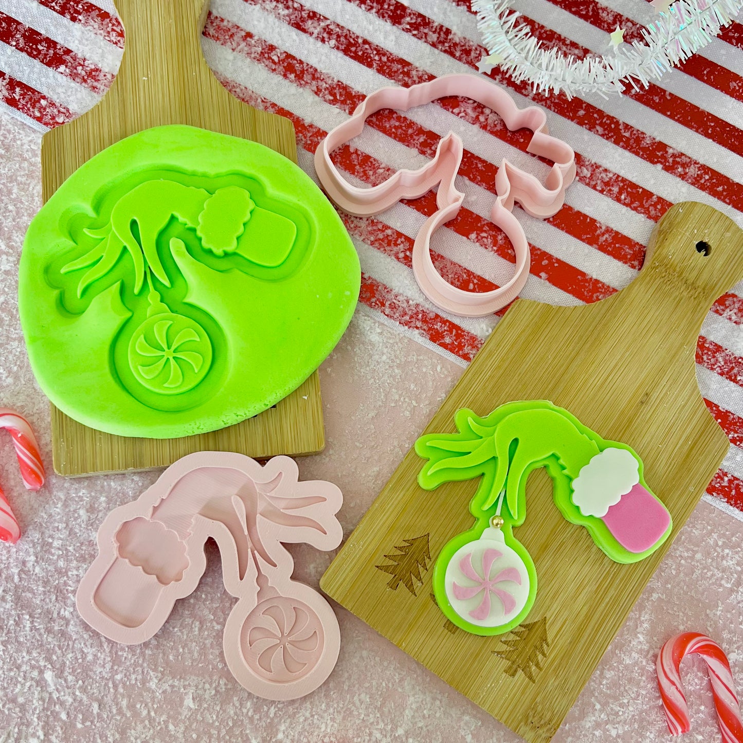 GRINCH HOLDING BAUBLE - MULTI POP EMBOSSER AND CUTTER