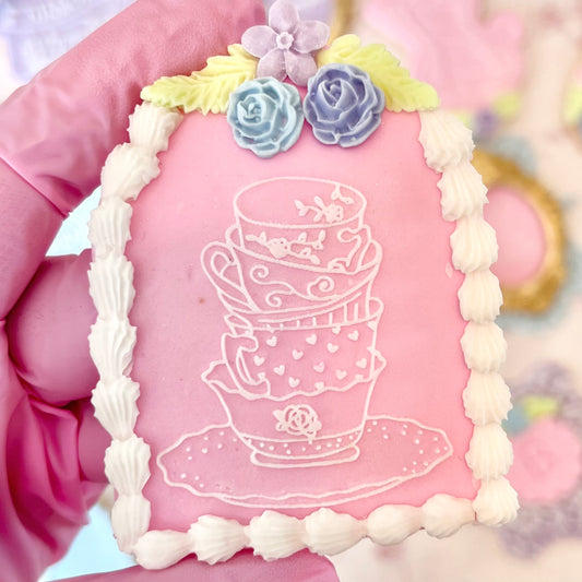 TEA CUPS - RAISED EMBOSSER
