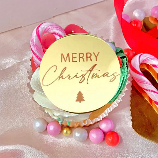 MERRY CHRISTMAS TREE - CHARM TOPPER
