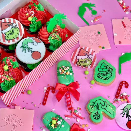 GRINCH HAND - CUPCAKE TOPPER
