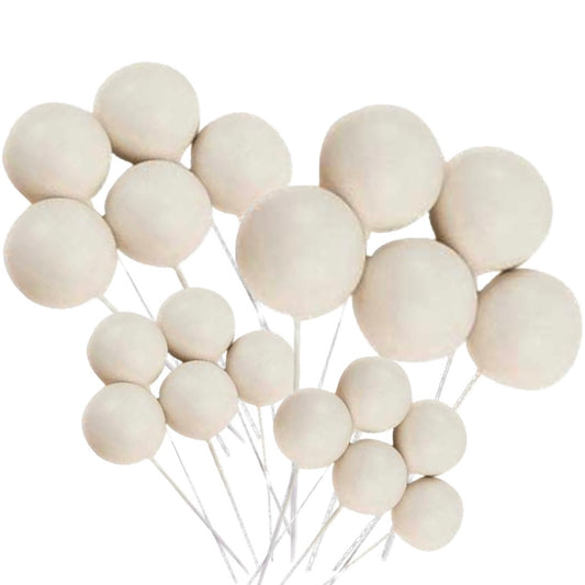 BEIGE BALLS - PACK OF 20