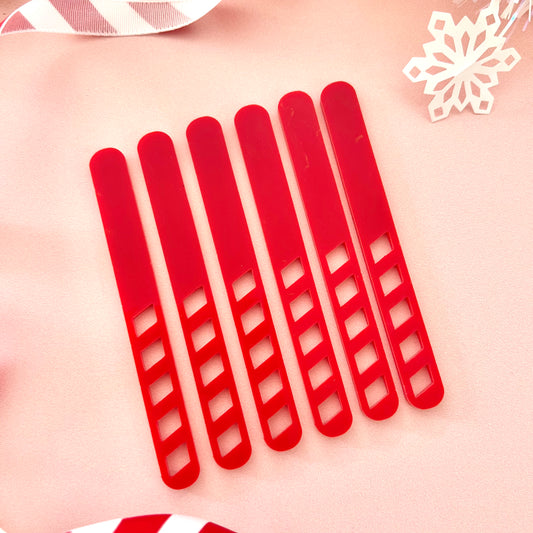 CANDY STRIPE CAKESICLE STICKS - PACK OF 6
