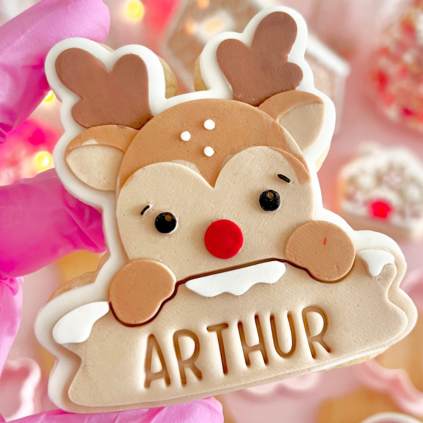 REINDEER PLAQUE - MULTI POP EMBOSSER AND CUTTER