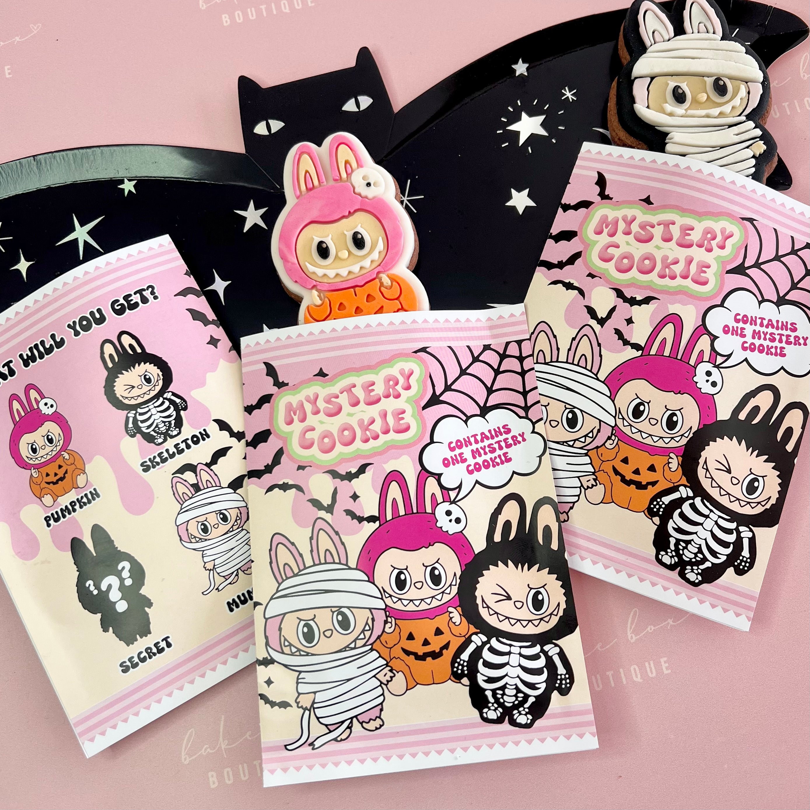 Laboo Boo Cookies LABOOBOO MYSTERY COOKIE BAGS - PACK OF 10 – Bake Box Boutique