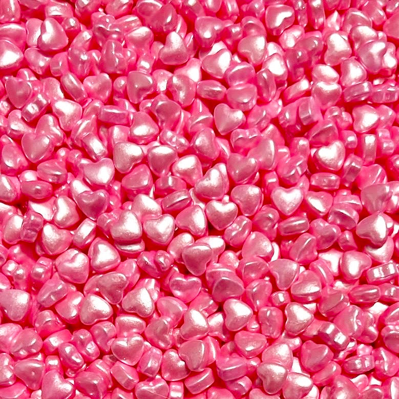 MINI HOT PINK HEARTS - SPRINKLES (V) – Bake Box Boutique