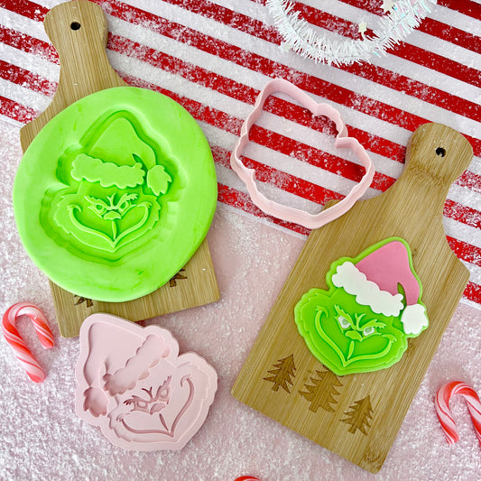 GRINCH FACE - MULTI POP EMBOSSER AND CUTTER