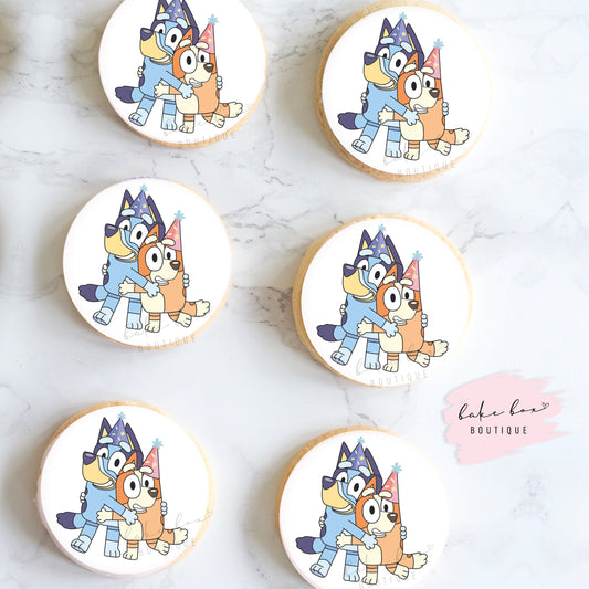 EDIBLE TOPPERS - BLUEY and BINGO