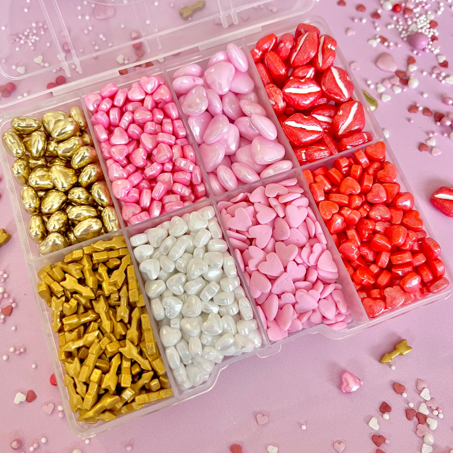 Sprinkle Joe Box ULTIMATE VALENTINES SPRINKLE BOX - REFILLABLE – Bake Box Boutique