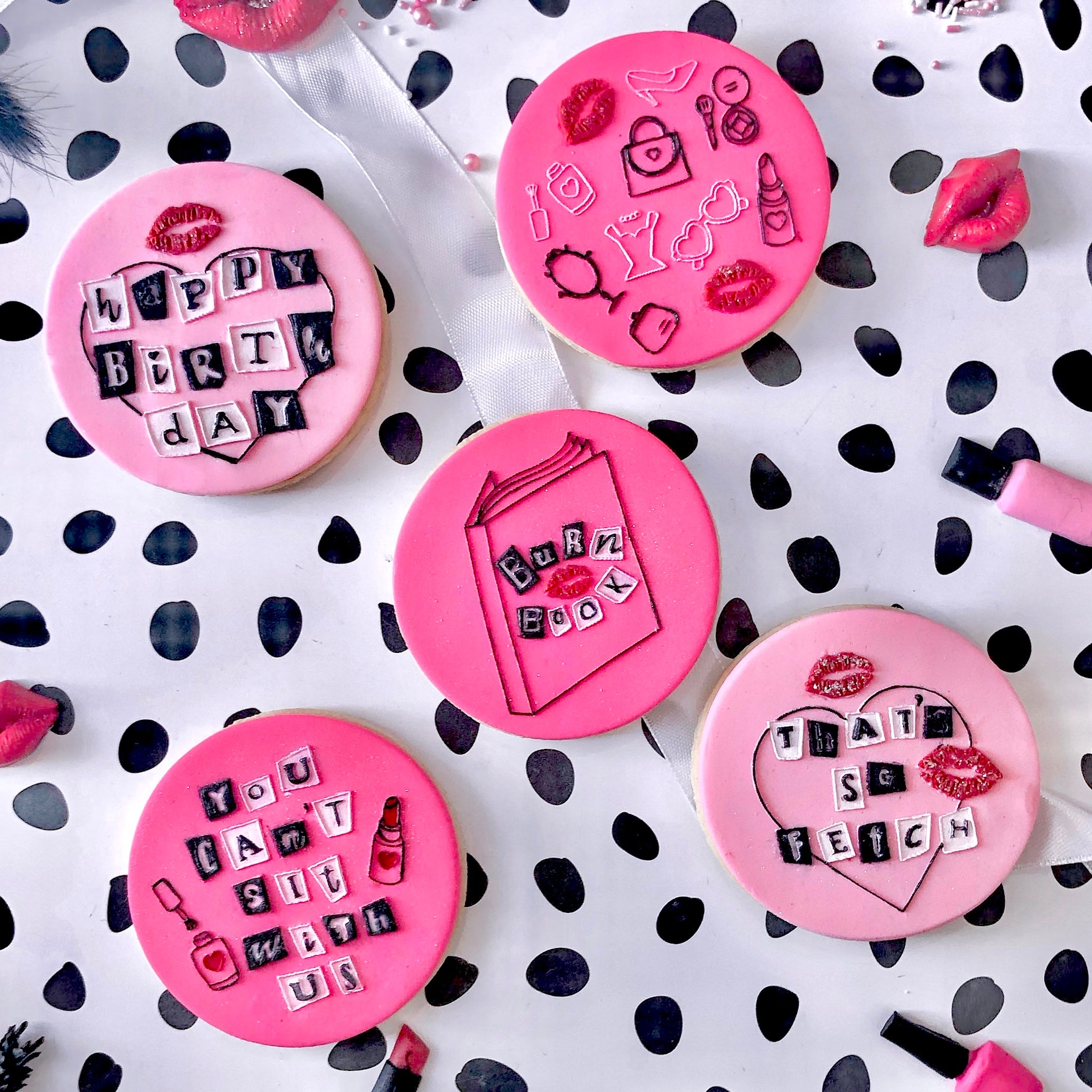 MEAN GIRLS RAISED EMBOSSERS Bake Box Boutique