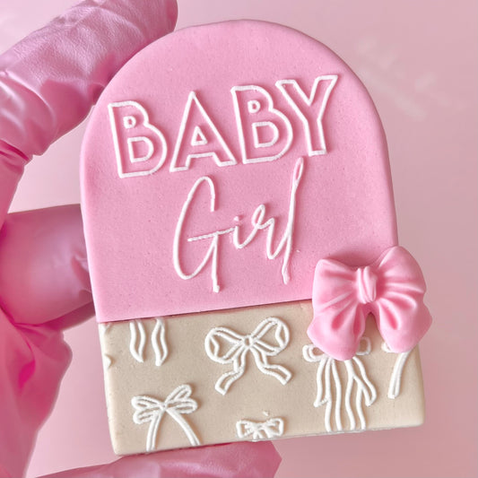BABY GIRL - RAISED EMBOSSER