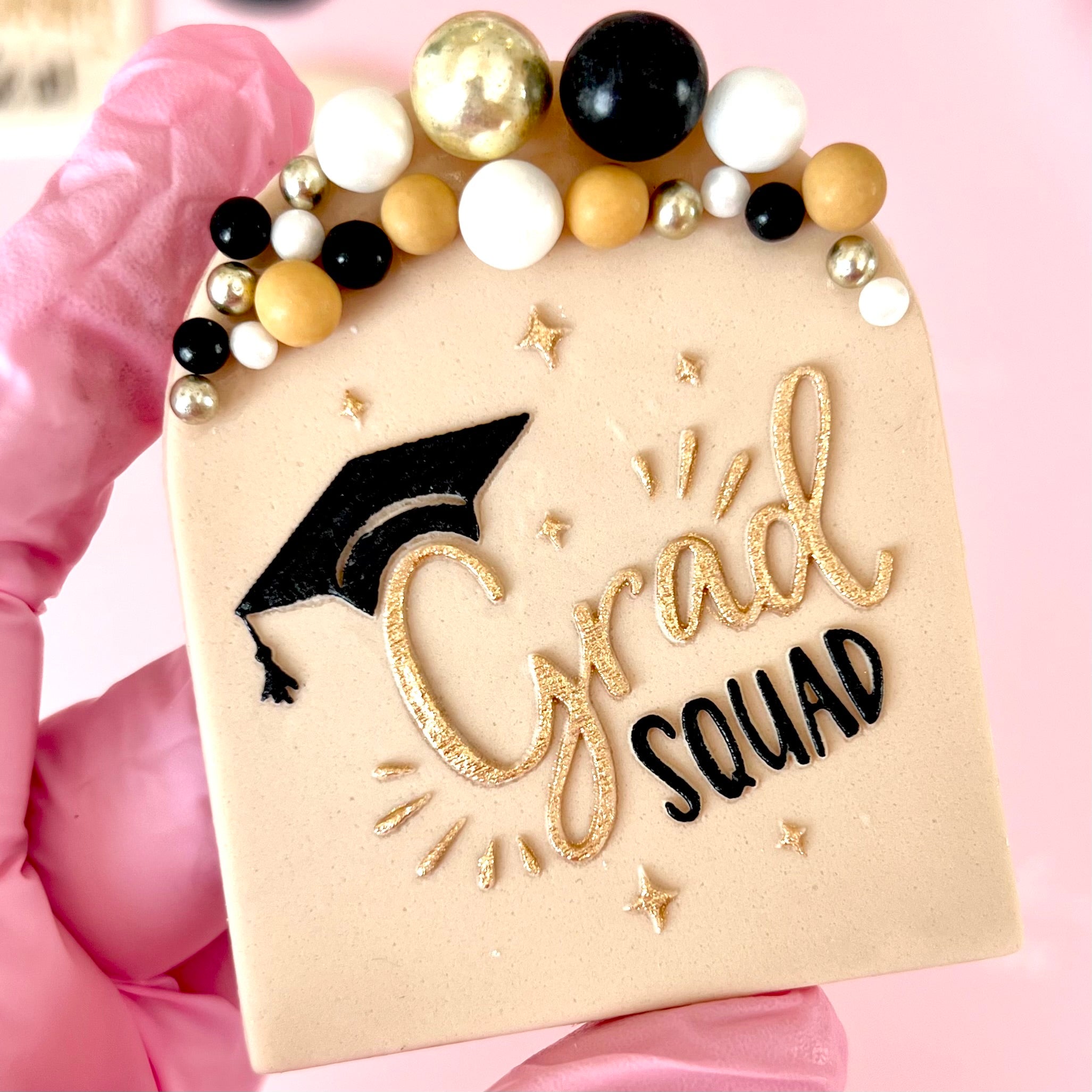 GRAD SQUAD - RAISED EMBOSSER – Bake Box Boutique