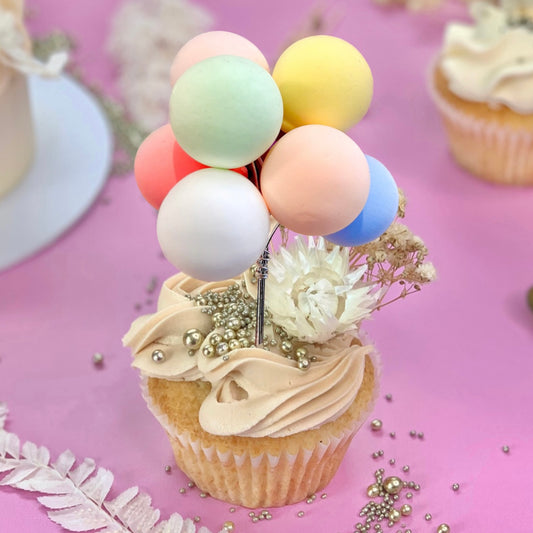 MINI BALLOON BUNCH TOPPER - PASTELS