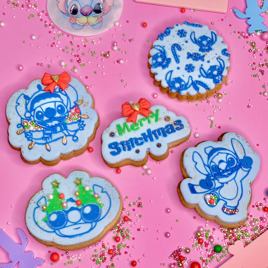 SET OF 5 STITCH CHRISTMAS - RAISED EMBOSSER