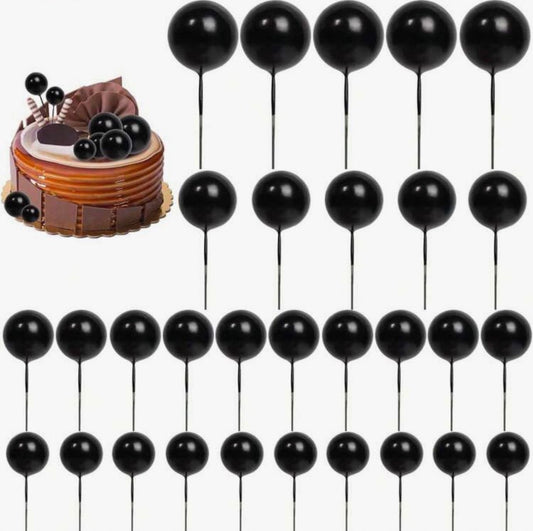 BLACK BALLS - PACK OF 20