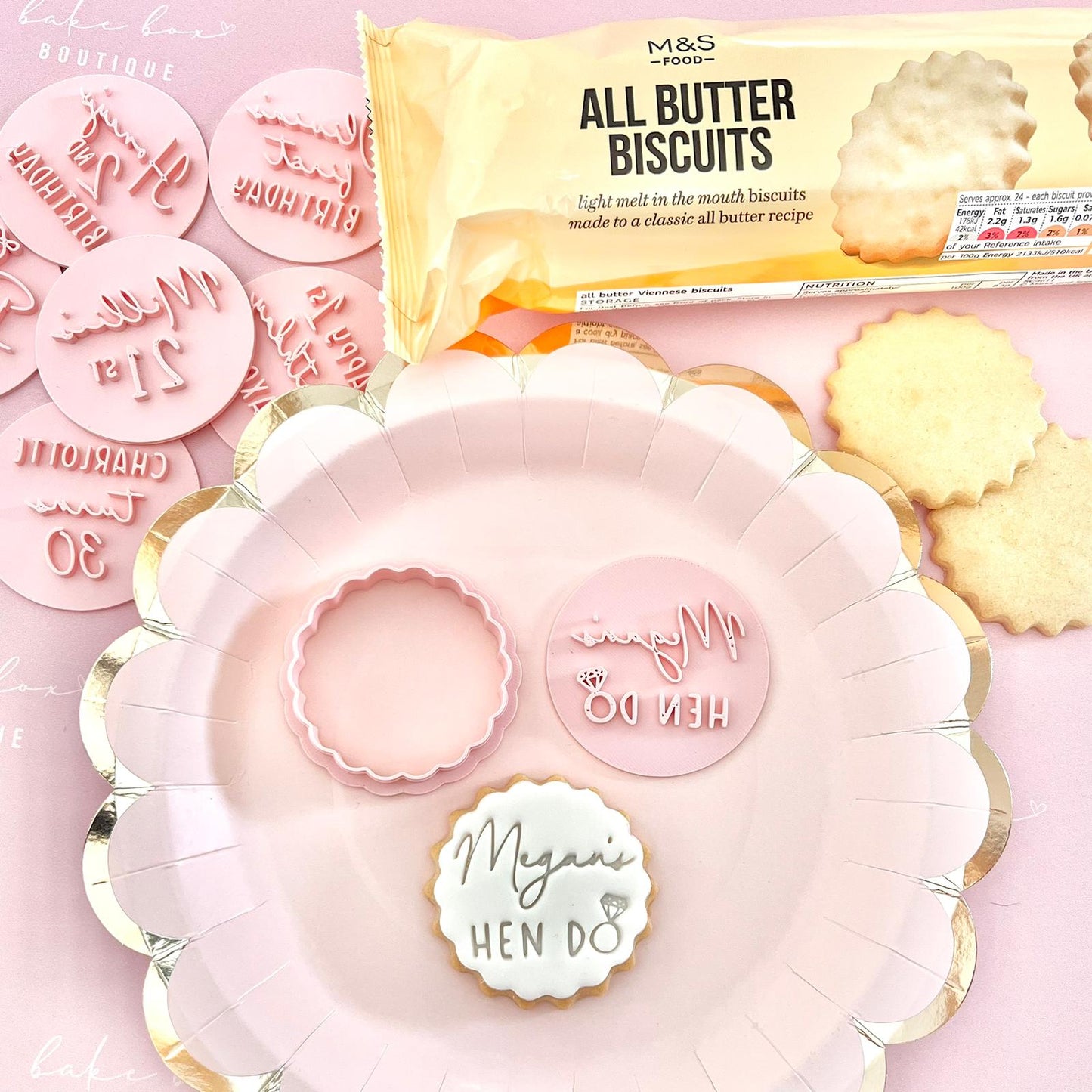 CUSTOMISED STAMP - NAME HEN DO