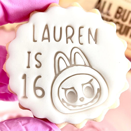 CUSTOMISED STAMP - NAME IS AGE LABUBU