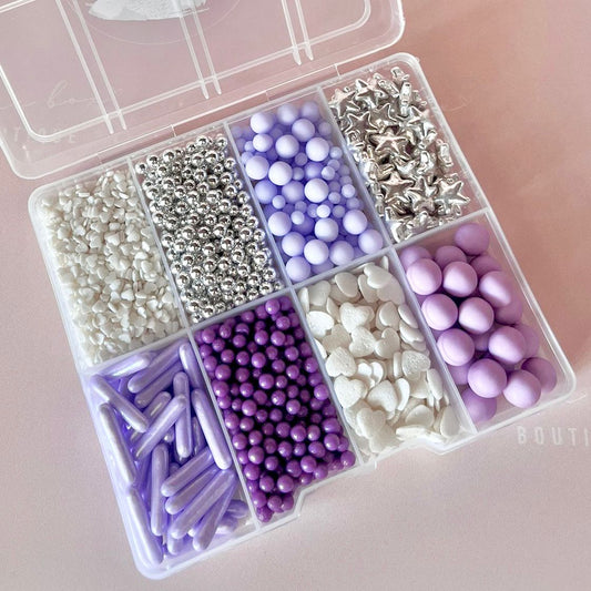 PURPLE SPRINKLE BOX - REFILLABLE