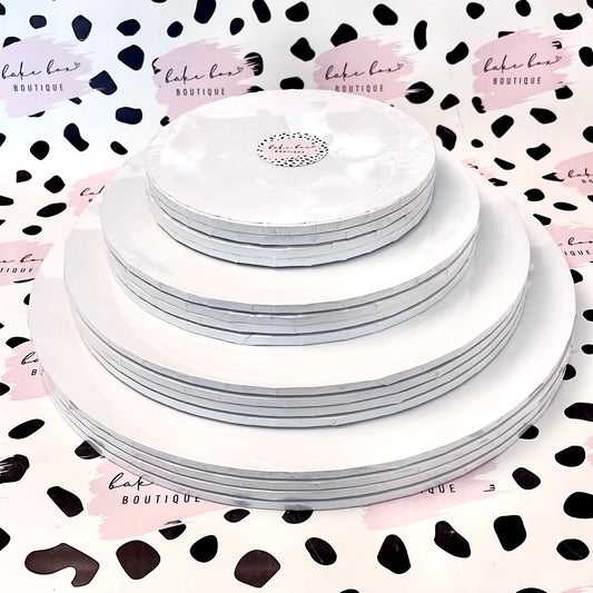 CAKE BOARDS - WHITE - CHOOSE YOUR SIZE