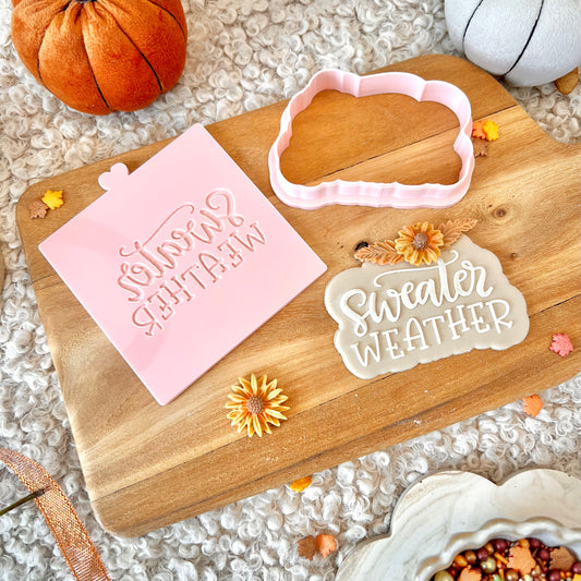 SWEATER WEATHER - RAISED EMBOSSER